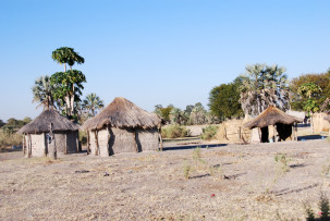 Auf dem Weg ins Okavangodelta