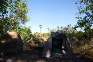 Unser Camp im Okavangodelta