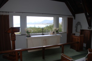 Panoramaausblick aus Church of the Good Shepherd