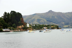 Die Bucht von Akaroa