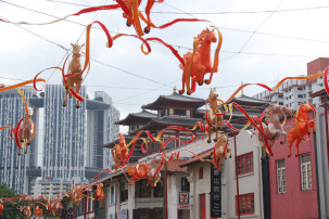 Chinatown in Singapur