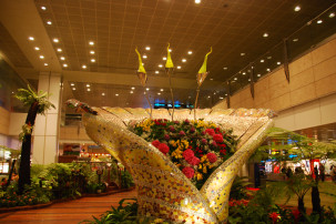 Changi Airport Singapur - Enchanted Garden