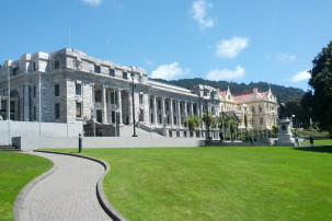 Parliament House und Parliamen Library in Welington