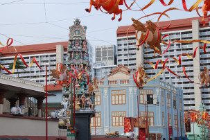 Si Mariamman Temple in Singapur