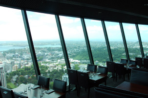 360° Orbit Restaurant im Sky Tower in Auckland