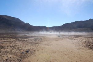 Zwischen South und Red Crater