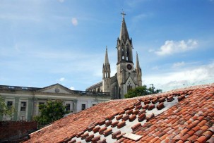 Blick von der Dachterrasse unserer Casa in Camagüey